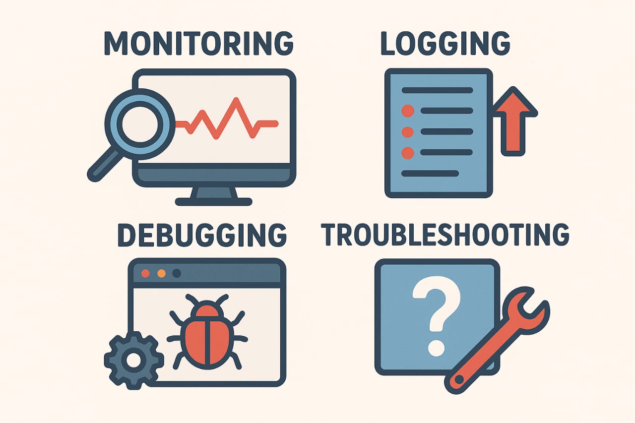 Monitoring, Logging, Debugging, Troubleshooting in Kubernetes